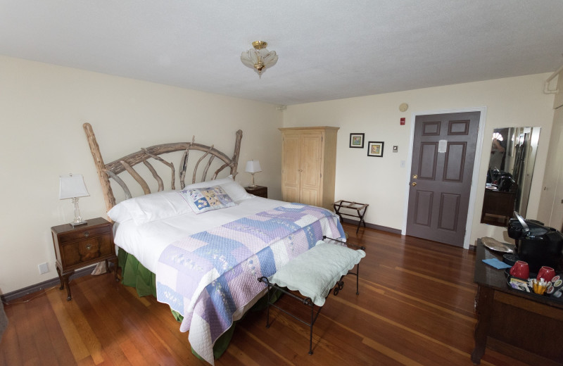 Guest room at Ocean Wilderness Inn & Spa Retreat.