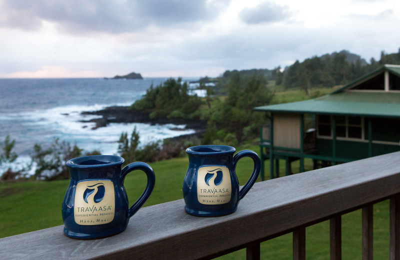 Balcony view at Travaasa Hana.