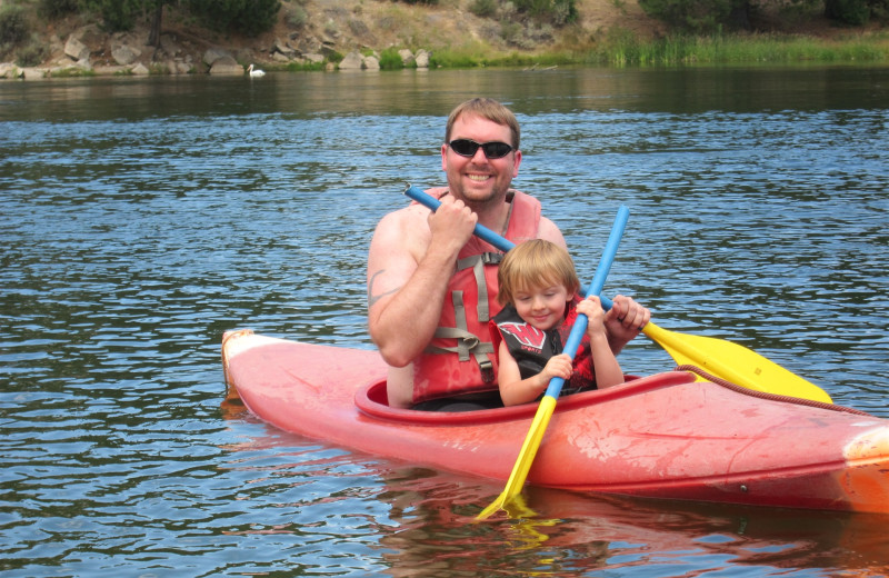 Kayaking at The Ashley Inn.