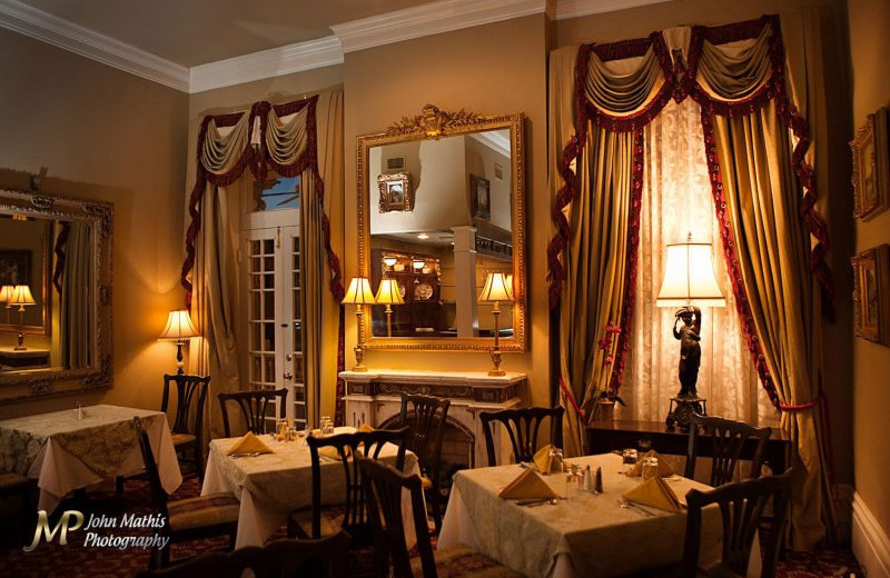 Dining at Radisson Natchez Eola Hotel.