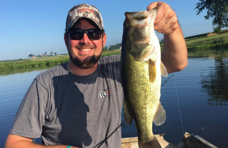 Fishing at Adams Street Country Lodge.