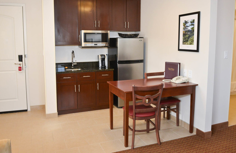 Guest kitchen at Penn Wells Hotel & Lodge.