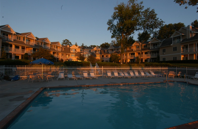 Outdoor pool at Westwood Shores Waterfront Resort.