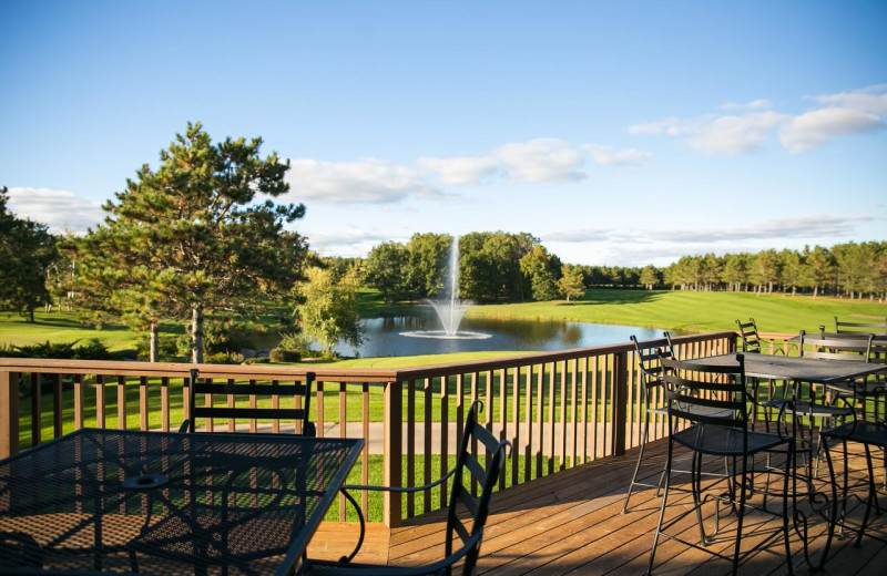 Patio at Thumper Pond Golf Course & Resort.