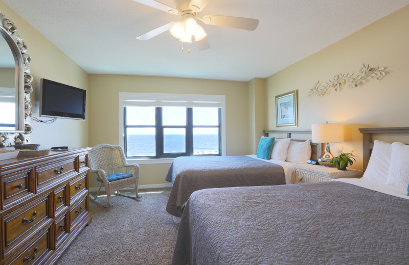 Rental bedroom at Alabama Coastal Properties.