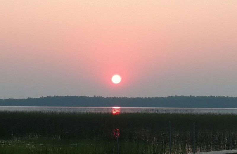 Sunset at Bliss Point Resort.