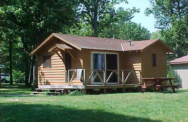 Cabin Exterior at Evergreen Lodge