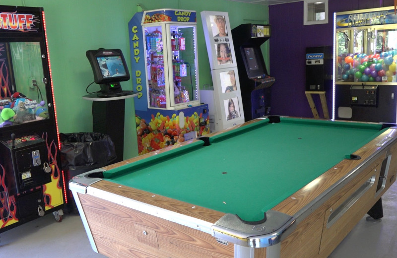 Arcade room at Yogi at Shangri-La - Jellystone Park.