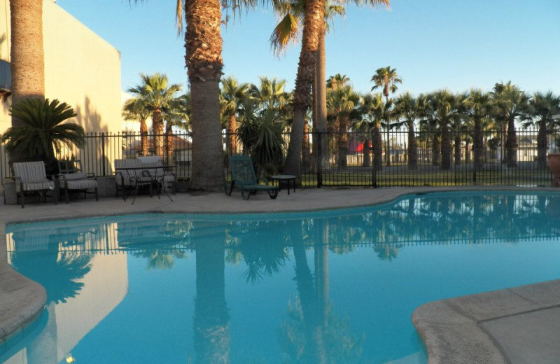 Outdoor pool at Downtowner Inn & Suites.