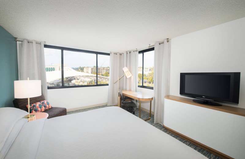 Guest room at Sheraton Miami Airport Hotel & Executive Meeting Center.