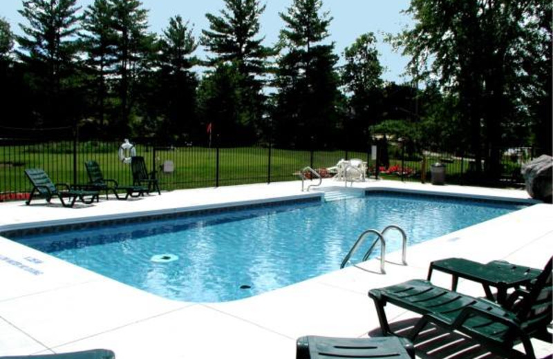 Outdoor pool at Westwind Inn on the Lake.