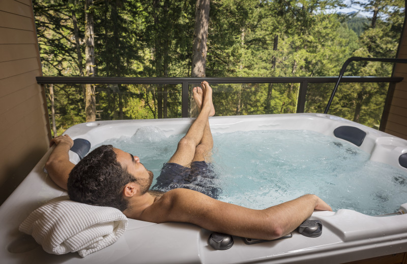 Hot tub at Carson Hot Springs Spa and Golf Resort.