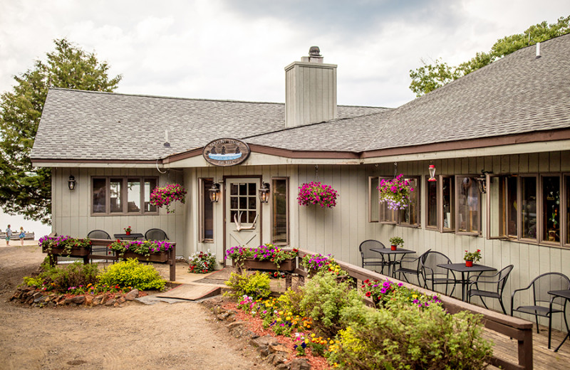 Exterior view of Gunflint Lodge.