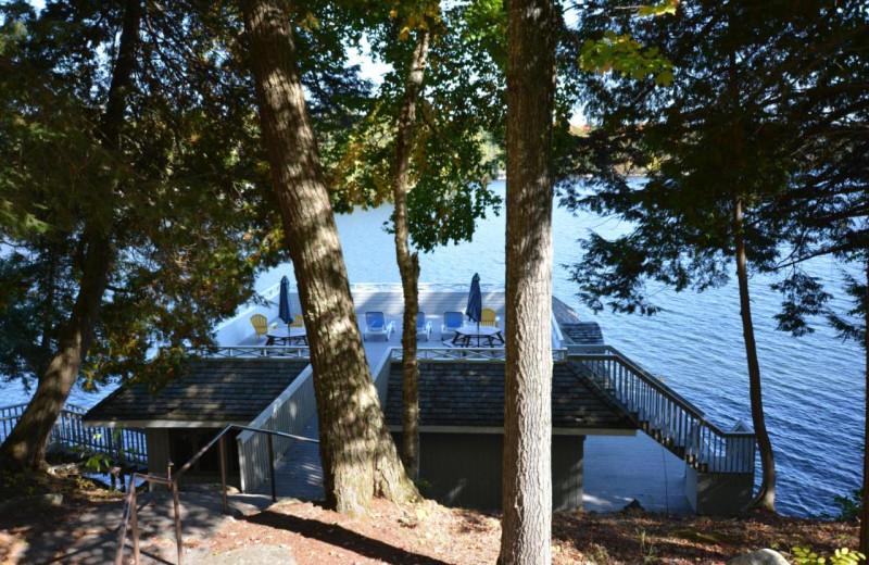 Dock at Port Cunnington Lodge & Resort.