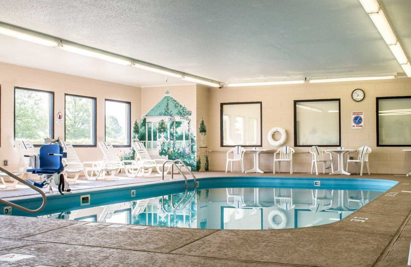 Indoor pool at Comfort Inn.