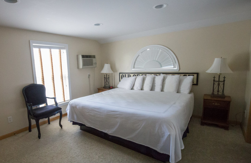 Guest room at Waves Oceanfront Resort.