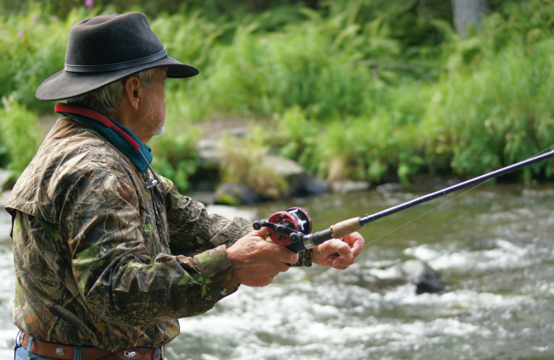 Fishing at Rocky Hide-A-Way.