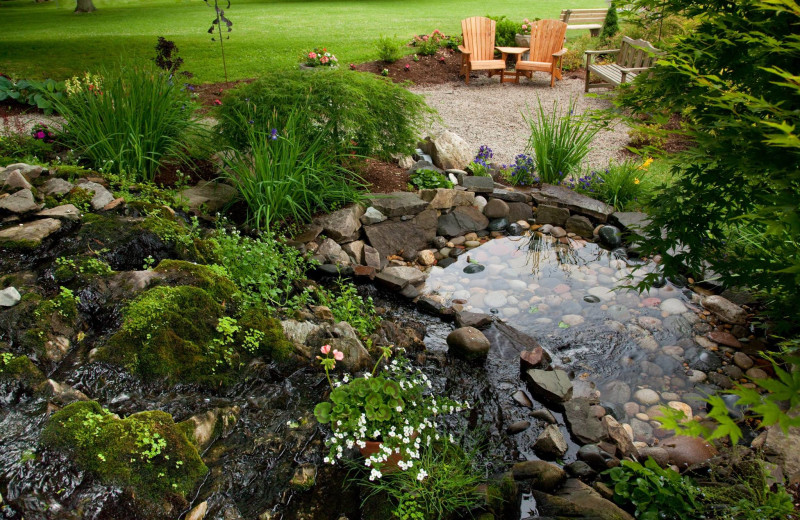 Garden at The Captain Jefferds Inn.