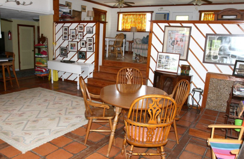 Dining area at Good Golly.