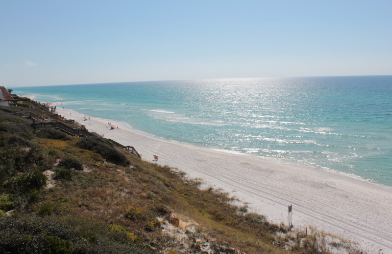 Beach at Seagrove On The Beach Property Rentals.