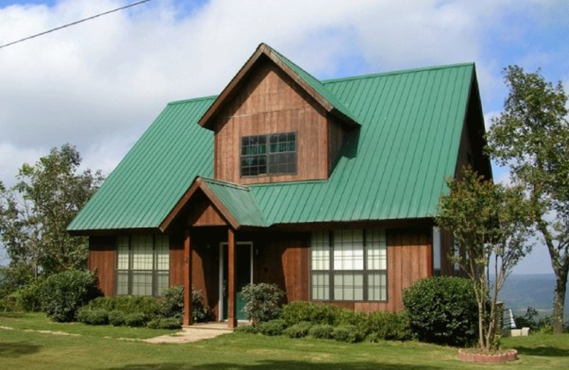 Cabin exterior at Mentone Cabins.