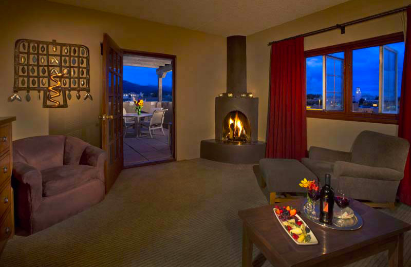 Guest room at Eldorado Hotel.