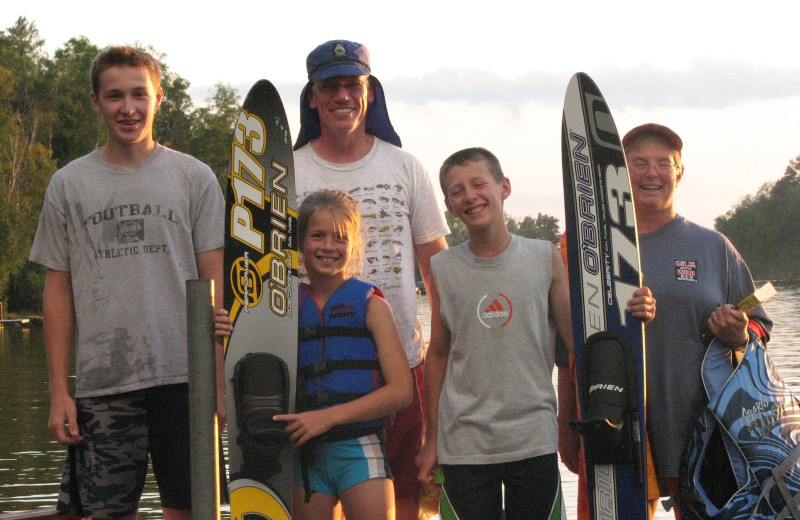 Family at YMCA Camp Northern Lights.