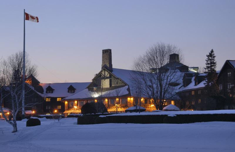 Exterior view of Fairmont Le Chateau Montebello.