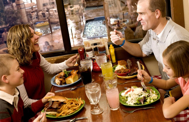 Dining at Timber Ridge Lodge & Waterpark.