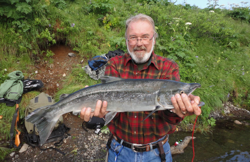 Fishing at Zachar Bay Lodge.