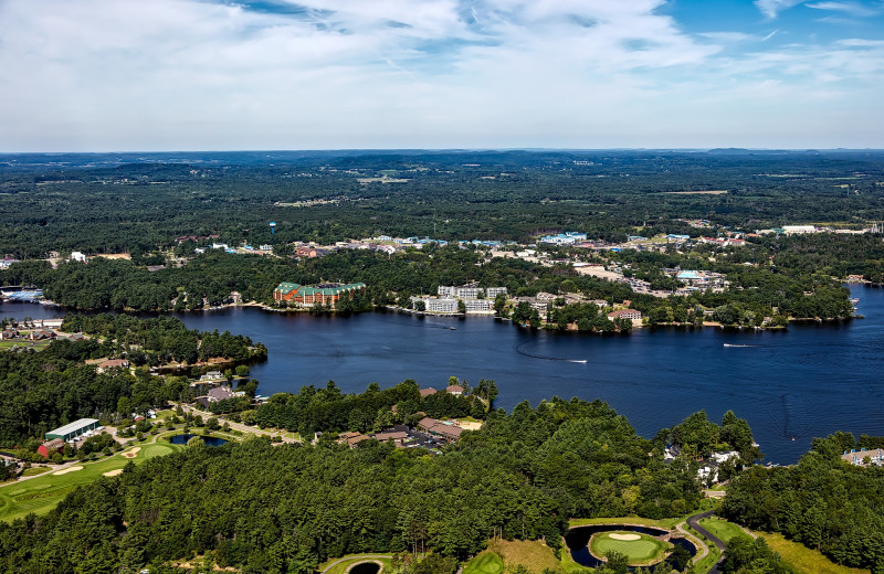 Aerial view of Wisconsin Dells. 