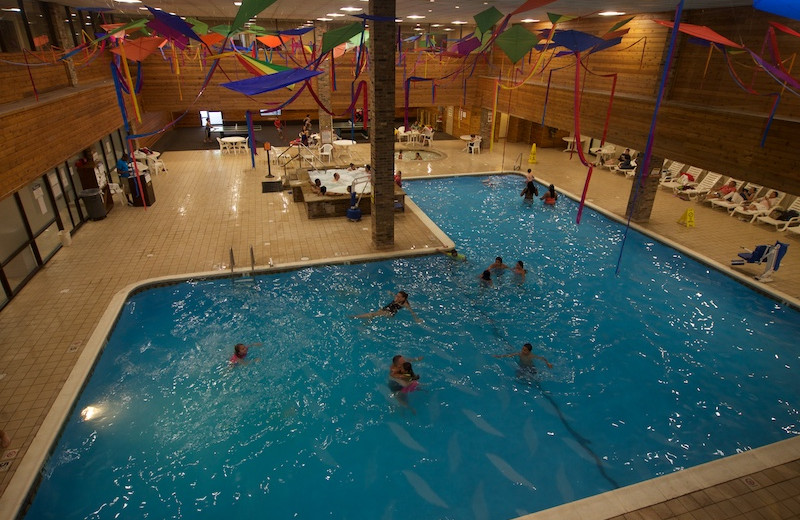 Indoor pool at Split Rock Resort & Golf Club.