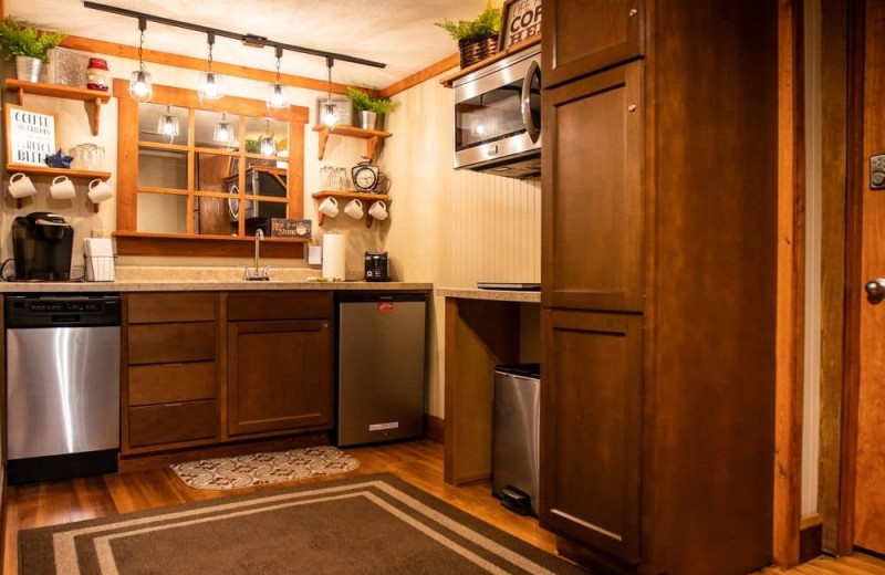 Kitchen at Hocking Hills Inn.