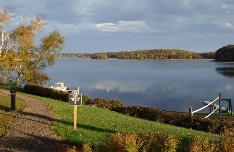 Lake view at Big Sandy Lodge & Resort.