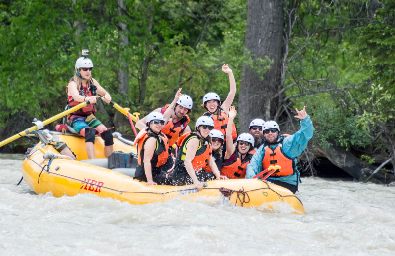 Rafting at Cedar House Restaurant & Chalets.