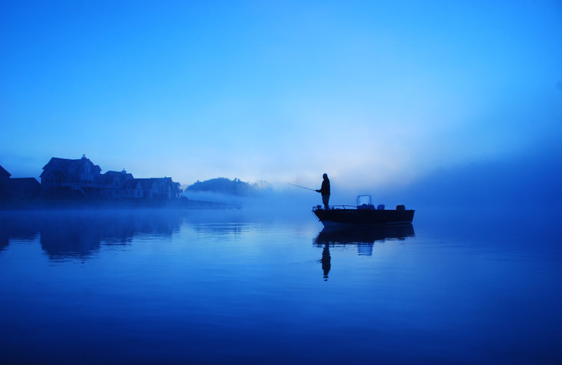 Fishing at Railey Mountain Lake Vacations.