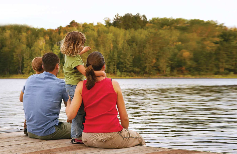 Family at Villas at Giants Ridge.