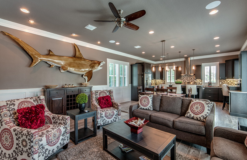 Rental living room at Belloise Realty.