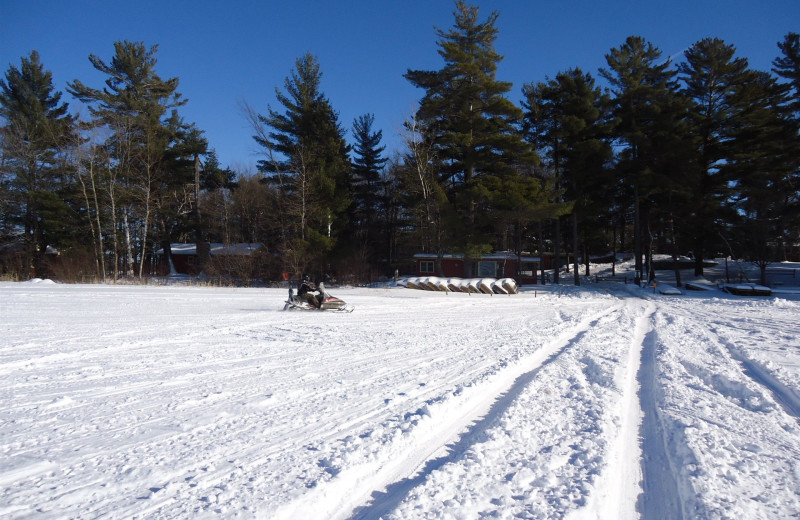 Winter time at Holiday Acres Resort.