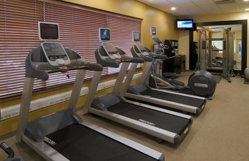 Fitness room at Hilton Garden Inn Cleveland East/Mayfield Village.