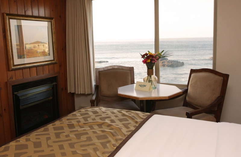 Guest room at Adobe Resort.