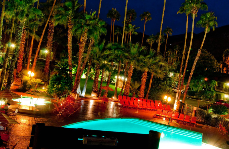 Outdoor pool at Caliente Tropics Resort.