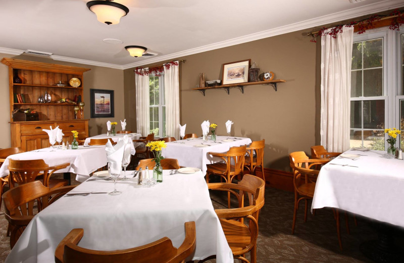 Dining at Kettle Creek Inn & Restaurant.