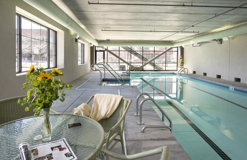 Indoor pool at Grand Eastonian Hotel.