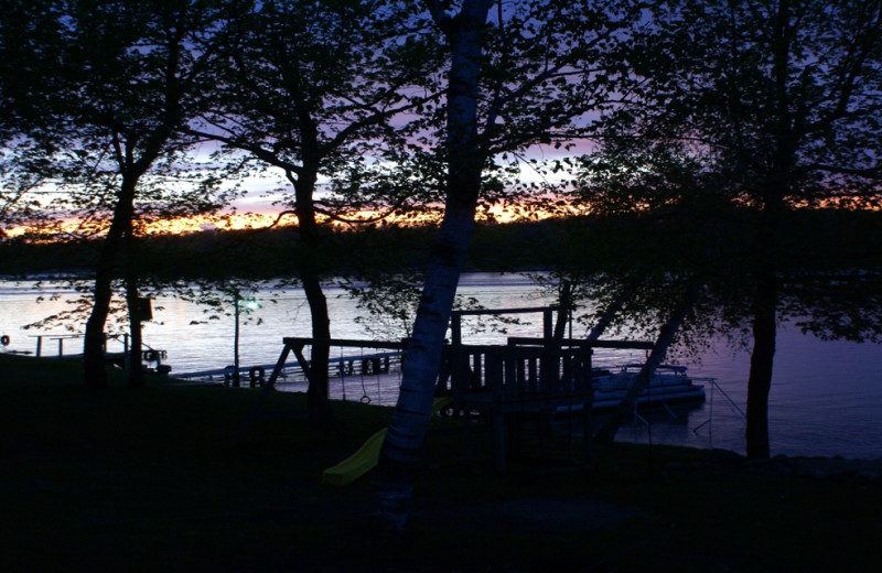 Lake view at Northern Lights Resort.