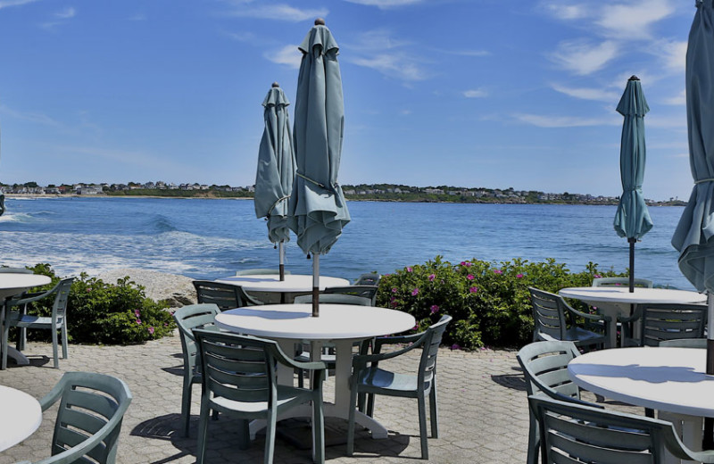 Patio at Anchorage Inn.