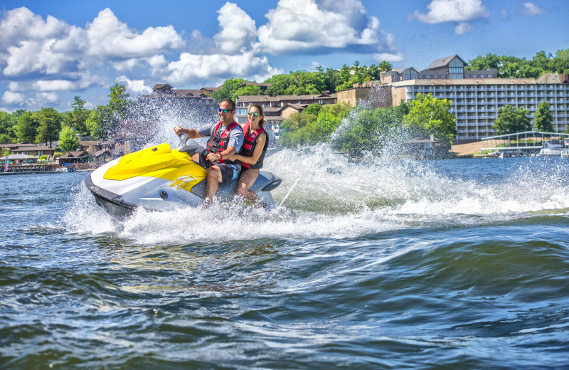 Water skiing at Tan-Tar-A Resort.