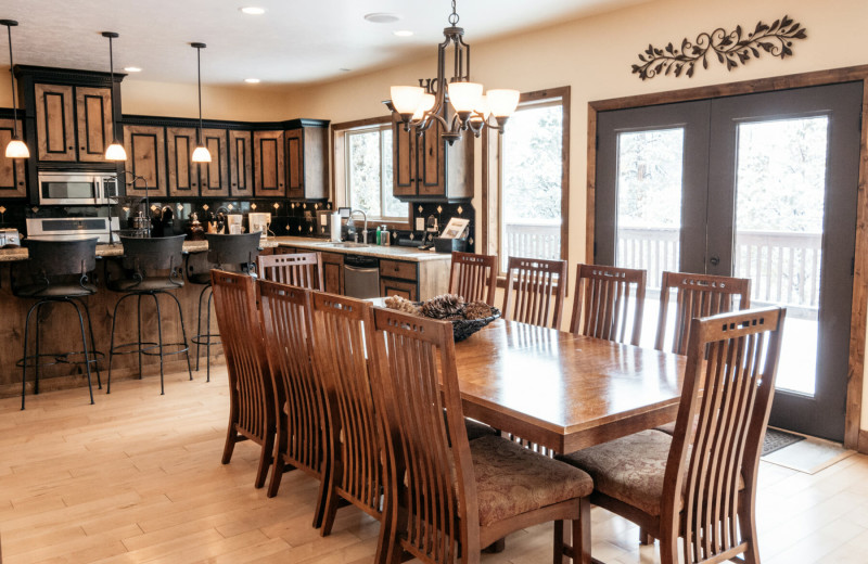 Rental kitchen at Zion Ponderosa Ranch Resort.