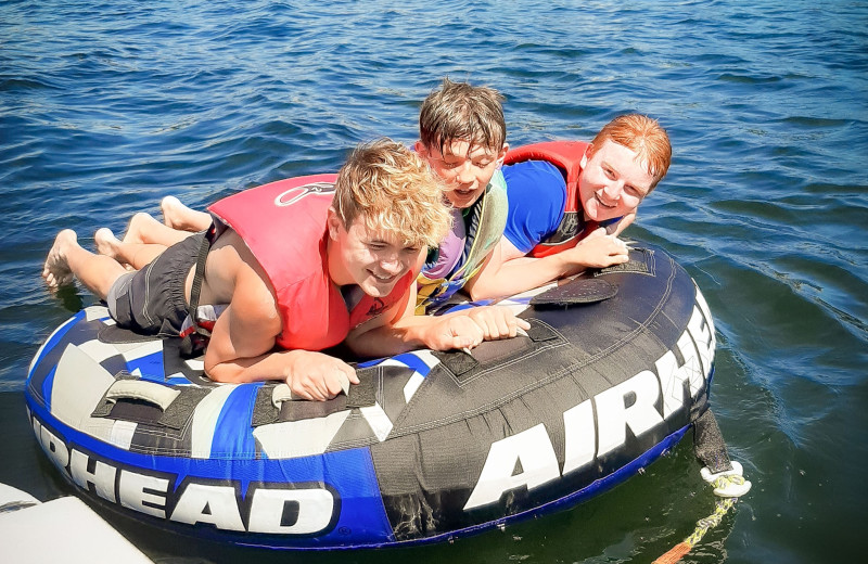Tubing at Cragun's Resort and Hotel on Gull Lake.