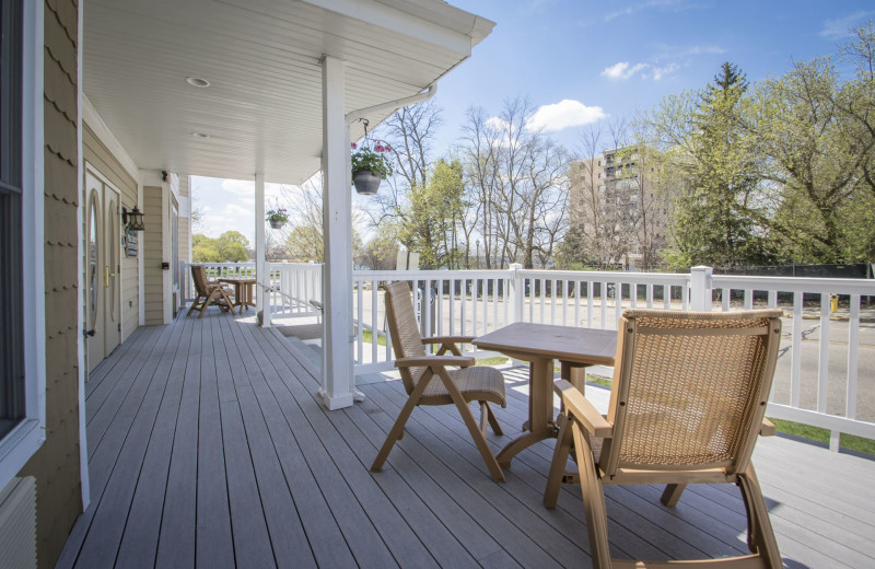 Deck view at Mill Creek Hotel.